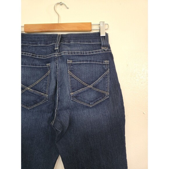 NYDJ Straight Leg Jeans Womens Size 2 Dark Denim Mid Rise - Picture 9 of 12